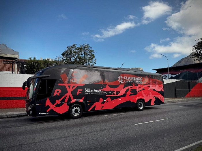 Flamengo é o 1º clube do Brasil a adotar ônibus elétrico com tecnologia BYD