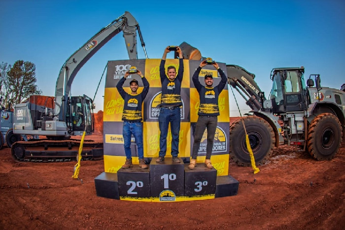 Piauiense Luanderson de Sousa é o grande vencedor do Desafio Mundial dos Operadores Cat