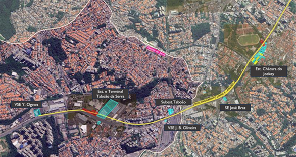 ViaQuatro apresenta detalhes da obra de expansão da Linha 4-Amarela de metrô a Taboão da Serra