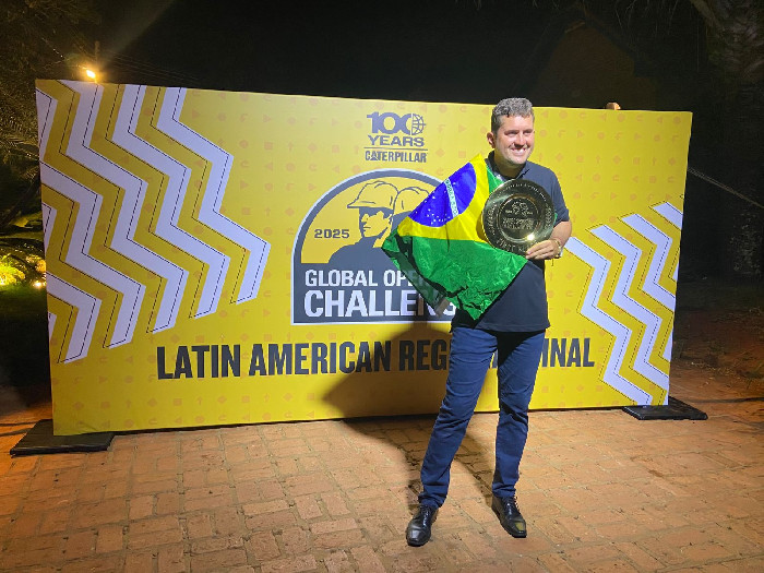 Brasileiro vence prova com máquinas pesadas e vai representar o Brasil em Las Vegas