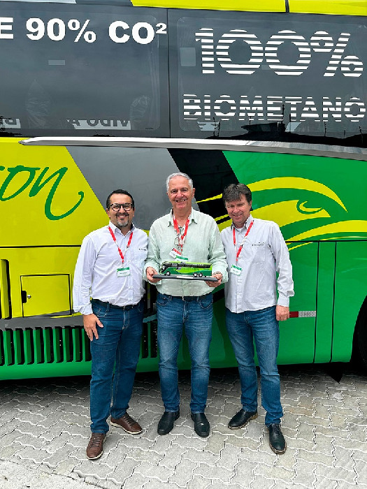 Marcopolo entrega primeiro ônibus Geração 8 movido a biometano para a Pássaro Marron